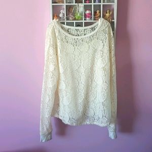 Cat&Jack girl white embroidery top